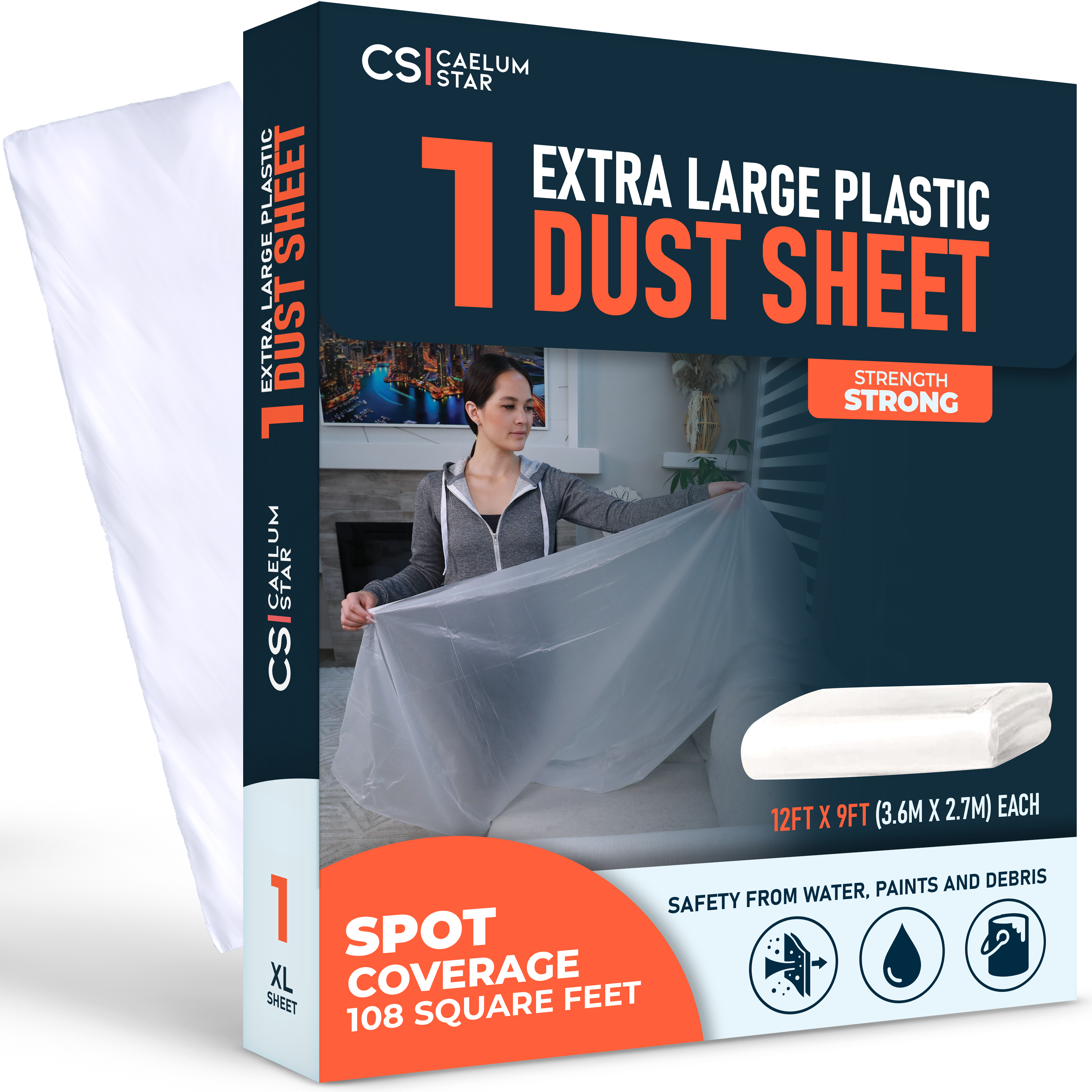 CS 1 Pack Extra Large Dust Sheet — Strong by Caelum Star